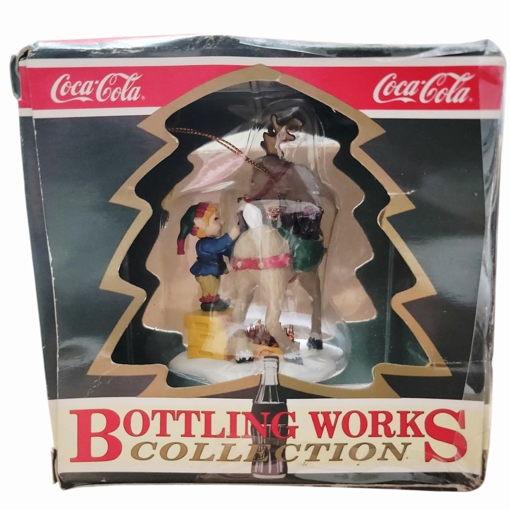 Coca-Cola Bottling Works Collection "Santa's Refreshment" Christmas Ornament - Picture 4 of 5